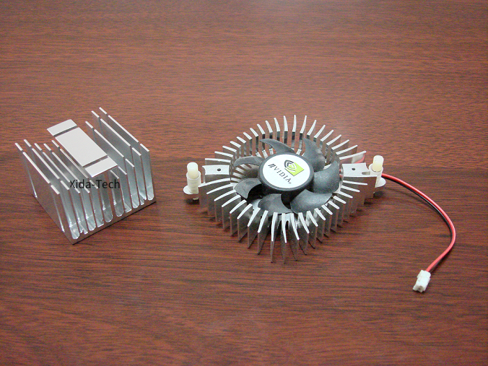 OEM customized Heat SInk , Aluminium , CNC milling and turning